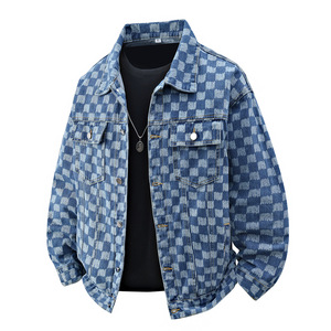 KinLing 2025, elegante chaqueta vaquera de algodón para hombre, chaqueta vaquera Vintage personalizada de alta calidad, ropa informal OEM al por mayor - Product Image 3