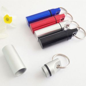Promotion : Boîte à pilules unique en plastique pour voyage, avec pendentifs breloques en métal, contenant un mini-récipient compact pour médicaments - Product Image 2