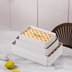 Customizable Serving Tray Set New Design 30*15*2.5 cm Dishes & Plates with Handles Small Elegant Decor - Product Image 6