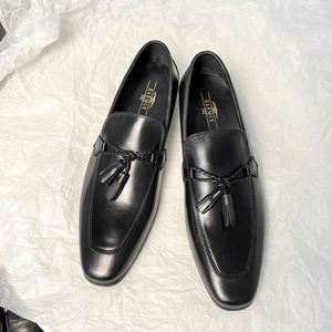 Chaussures habillées tendance en cuir PU pour hommes grandes tailles, style britannique, respirantes, avec rehausseur intérieur, bout rond - Product Image 5