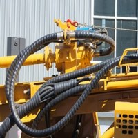 Machine de forage de puits de 105-400 mm, foreuse sur chenilles de 500 m pour puits d'eau agricoles