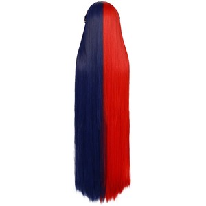 Peluca de pelo largo y liso azul y rojo resistente al calor para cosplay de <span class=keywords><strong>Alear</strong></span> de Fire Emblem Engage para mujer GAHC-071 - Product Image 2