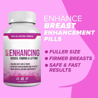 OEM Gélules Hormonales Féminines à base d'Œstrogènes pour l'Amélioration et le Raffermissement des Seins, Complément Herbal pour des Poitrines plus Pleines et Relevées