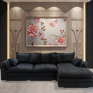 Nuova popolarità comodo divano componibile 4 posti divano mobili per casa hotel in <span class=keywords><strong>attesa</strong></span> soggiorno divani in velluto - Product Image 2