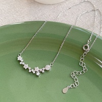 Collier pendentif étoile en acier inoxydable avec zircon et diamant pour femme, tendance 2025, bijoux plaqués argent de qualité supérieure, vente chaude