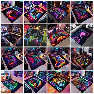 Décoration de salle de <span class=keywords><strong>jeux</strong></span> pour garçons avec impression de couleurs vives Décoration de salle de <span class=keywords><strong>jeux</strong></span> Cadeaux <span class=keywords><strong>Tapis</strong></span> de sol E-sports - Product Image 5