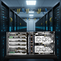 Serveur GPU IA 6U 8GPU 8*PCIe5.0x16 2*8558P 48C /32*64GB DDR5 /1*480gb SSD /1*960GB U.2/8*Pro 6000 96GB/2*10GB/6*3200W 600W