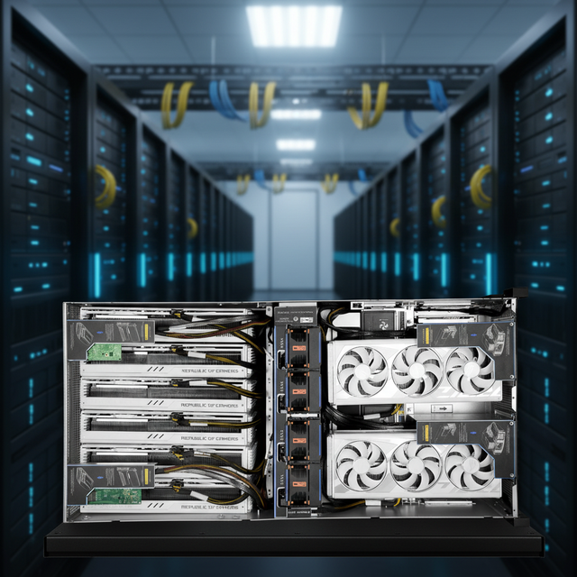 6U 8GPU 8*PCIe5.0x16  2*8558P 48C /32*64GB DDR5 /1*480gb SSD /1*960GB U.2/8*Pro 6000 96GB/2*10GB/6*3200W AI GPU Server  600W