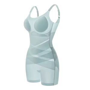 Wholesale Plus Size Breathable Lace Flat Tummy Waist Trainer Shaper Button Custom Logo Women's Slimming Sheath Cincher <b>Vest</b> - Product Image 6