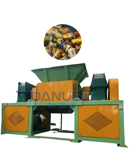 Direct sales of aluminum can shredders beverage bottle dual-shaft shredders high-efficiency canned waste shredders - Product Image 1