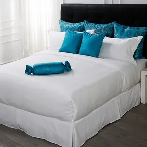 床上用品酒店供应商棉600tc，酒店床上用品图案高品质