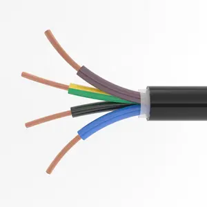 Guichao fil de cuivre toronné flexible tressé de haute qualité en cuivre rond nu fil et câble en PVC domestique