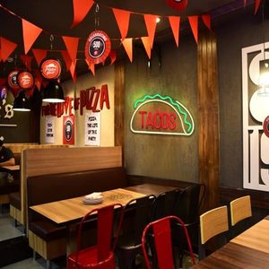 Enseigne néon LED Tacos pour décoration murale, idéale pour restaurant mexicain, bar, enseigne lumineuse en acrylique pour restaurant, restauration rapide, vitrine de magasin - Product Image 5