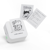 Mini imprimante d'étiquettes thermiques pour petites entreprises, chaînes de cafés, magasins, étiquettes de prix, fabricant d'autocollants de codes-barres, logo personnalisé