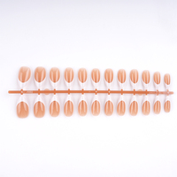 Pointes d'Extension d'Ongles en Gel Acrylique Souple de 16 Tailles, Pointes d'Ongles Pré-préparées, Vente en Gros, Courtes, Noir, Amande, Pointes Françaises, 160 Pièces