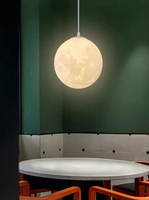Lustre suspendu en forme de planète en fer pour restaurant, couloir, bar, éclairage commercial et industriel, chambre à coucher, utilisation APP/Wi-Fi