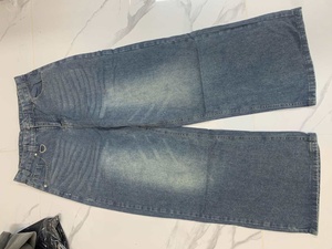 Jean en denim pour homme, automne, poids moyen, coupe droite, ample, décontracté, taille mi-haute, séchage rapide, style urbain vintage, haute qualité, personnalisé - Product Image 6