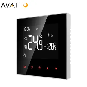 Avat托95 ~ 220v智能恒温器图雅智能家居触摸屏水加热恒温器