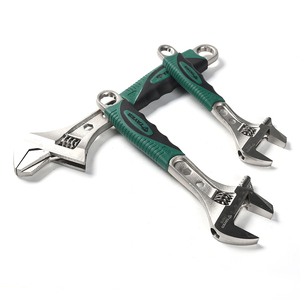 8/10/12 Inch Alloy Steel Black Opening Adjustable <strong>Wrench</strong> <strong>Set</strong> With Shorter Anti-Slip Texture Handle - Product Image 2