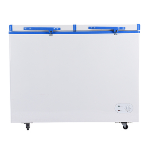 Congélateur coffre 268L à double porte 12/24V DC alimenté par panneau <span class=keywords><strong>solaire</strong></span> et <span class=keywords><strong>batterie</strong></span>, réfrigérateur portable pour usage domestique, commercial et hôtelier - Product Image 5