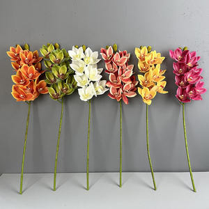 3D仿真花印花高品质家居装饰花婚礼布置窗装饰虹膜花 - Product Image 1