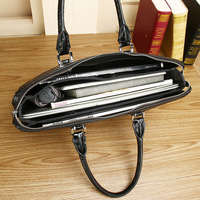 Nouveau sac à main pour homme en cuir de crocodile bicolore, grande capacité, multi-compartiments, sacoche tendance, sac pour ordinateur portable, sac à bandoulière pour affaires