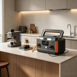 Estación de Energía de Onda Sinusoidal Pura de 600W 520Wh 110V para Cargar Dispositivos Electrónicos en Campamentos, Equipo de Camping y Equipos para Actividades al Aire Libre - Product Image 1