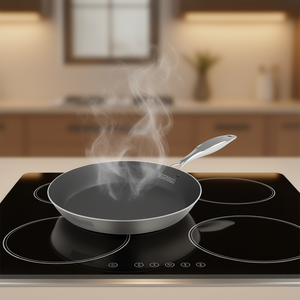 Sartén de Acero Inoxidable DB de 26 cm con Interior Antiadherente, Compatible con Inducción - Product Image 2