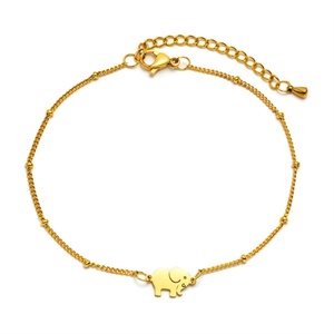 Best Selling Body Chain Jewelry Stainless Steel Gold Plated <b>Elephant</b> Chain Jewelry Bracelet - Product Image 1