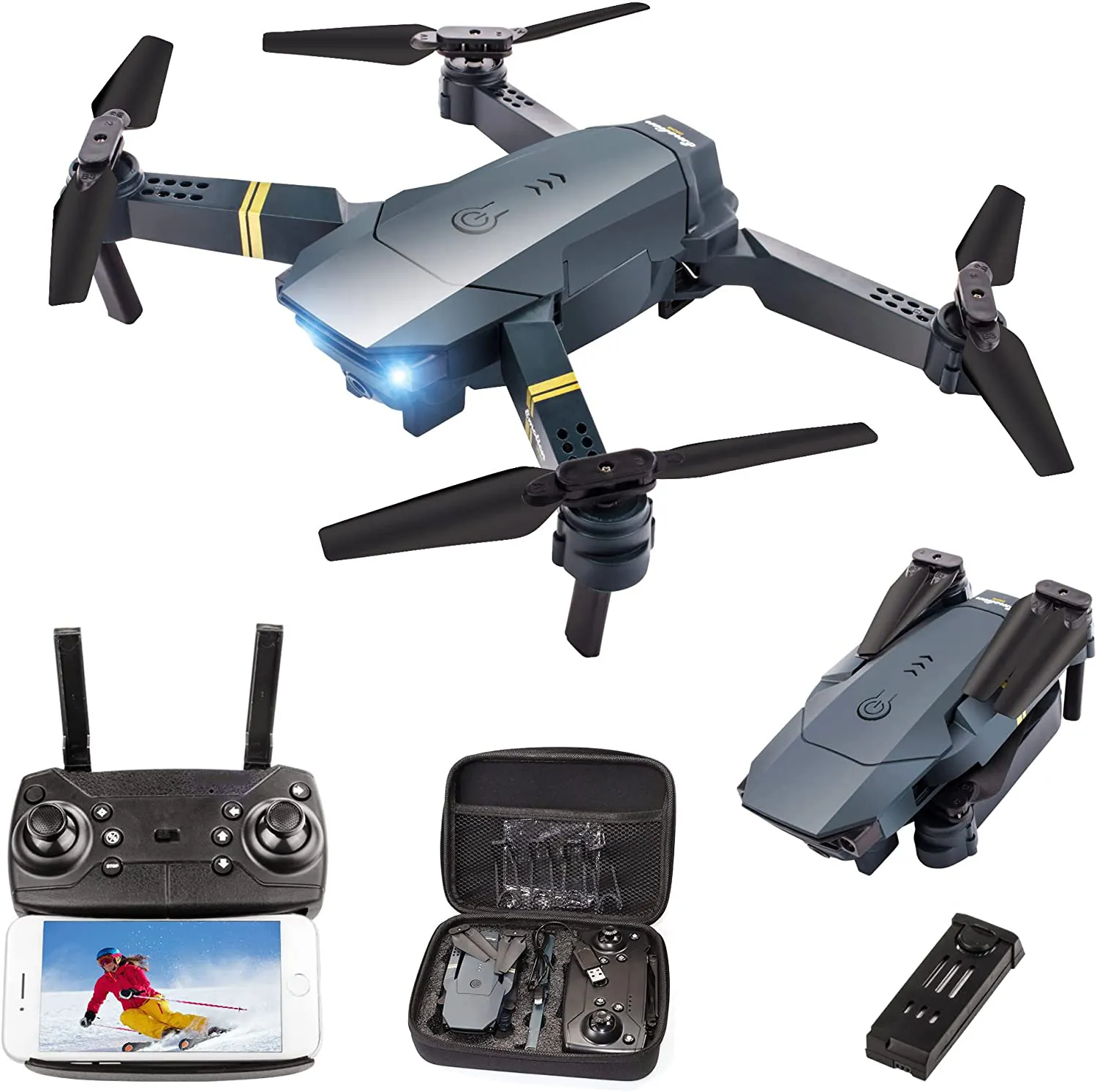 E58 Goedkope Prijs Hot Selling Opvouwbare Lange Vliegbereik Afstand Batterij Wifi Rc Video Hd Mini 4K Camera Drone