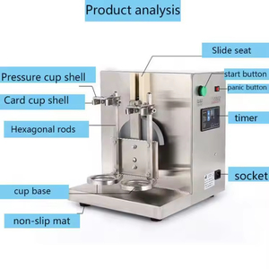 Commerciële Melkthee Shaker Machine 110V/220V Dubbele Beker Bubble Tea Shaker met Grote Capaciteit en 3 Jaar Garantie - Product Image 3
