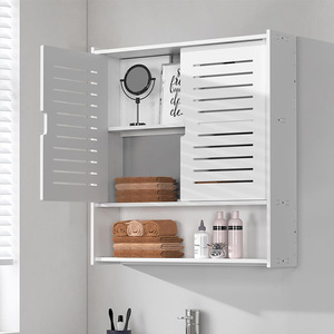 Bathroom Wall Cabinet 60X70cm 3 Layers Durable Storage <b>Shelf</b> For Bathroom - Product Image 1