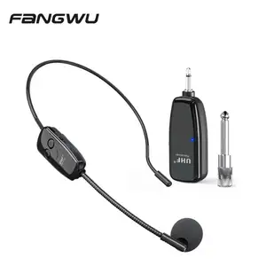 Professional Stereo Wireless Headset Microphone for Voice Amplifier Speaker Karaoke Computer Teaching Meeting Yoga Singing