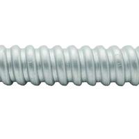 Conduit flexible ondulé en acier galvanisé résistant à la corrosion de 3/8'' pour applications électriques extérieures Greenfield