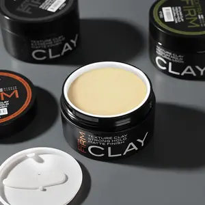 Custom Wholesale Hair Styling Products Strong Hold Non-Greasy Mens Matte Hair Clay