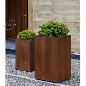 क्लासिक डिजाइन धातु उद्यान प्लांटर्स पाउडर पाउडर लेपित बहुमुखी उपयोग को बोनसाई के लिए लटका फर्श शॉपिंग मॉल के लिए बहुमुखी उपयोग - Product Image 6