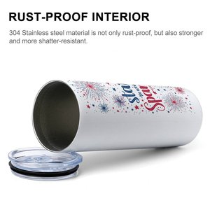 Vaso de Acero Inoxidable de 20 oz con Aislamiento al Vacío, Logotipo Personalizado, Estilo Americano - Product Image 6