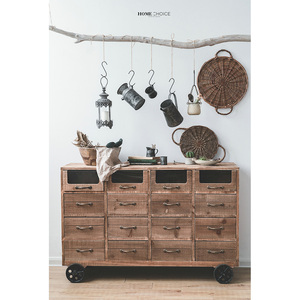Casa de estilo de diseño antiguo chino de madera maciza decorativo <span class=keywords><strong>aparador</strong></span> de muebles - Product Image 1