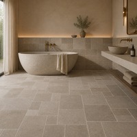 Carreaux de sol en terre cuite cuits au four, rouge brique profond, rustiques, modulaires, pour la décoration intérieure des cuisines de châteaux