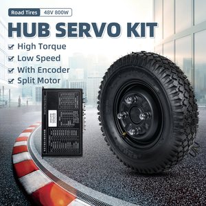 Kit de Motor de Eje Único de 16 Pulgadas, 48V, 800W, 70N.M, Alto Torque, Baja Velocidad, Servo sin Escobillas, para Robot AGV UGV - Product Image 1