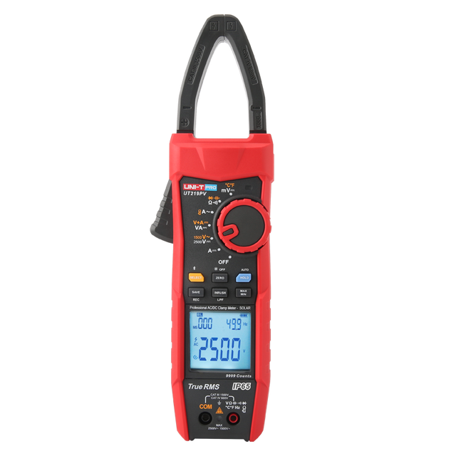 UT219PV Professional Clamp Meter AC/DC for High-Voltage Photovoltaic Environments Professional Series