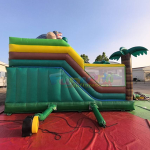 Aufblasbare hupfburg commercial jurassic funpark inflatable <b>bounce</b> house and slide combo playground for toddler - Product Image 4