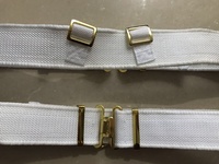 Offre Spéciale 5cm blanc PP MATÉRIEL de Sécurité Ceinture 4pcs dans un Ensemble Avec Or Accessoires Ceinture Pour Dubaï