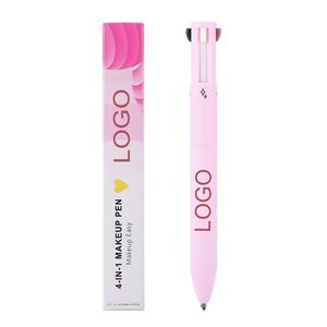 Stylo de maquillage multifonctionnel Pen4-in-1 finition nacrée mate Eyeliner Lip Liner Stylo surligneur - Product Image 6