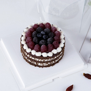 Boîte transparente à gâteau souple en Mousse, de qualité alimentaire, en PET, ruban d'emballage, cuisson, outils de décoration de pâtisserie, 1 pièce - Product Image 3