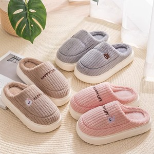 Caldo da donna invernale da interno per ciabatte in cotone con pelliccia spessa fondo caldo carino calore sterco per uso domestico per <span class=keywords><strong>pantofole</strong></span> - Product Image 4