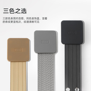 LSP Door Panel Straightener Aluminum Alloy Gold Grey Black Wardrobe Hardware Adjustable Anti Deformation - Product Image 1