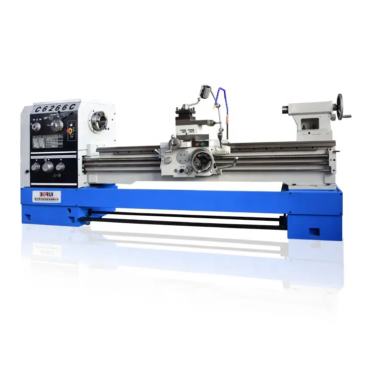 Máquina de torno CS6250, máquina de torno 6266 c, 3 metros con husillo grande Hope