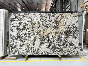 Piedra de lujo Esplendor Granito blanco Folished <span class=keywords><strong>Pandora</strong></span> White Alpinus Losas para encimeras Pisos Paneles de pared Mesa de comedor - Product Image 4