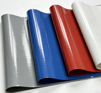 Membrane imperméable 1,2 mm 1,5 mm 2 mm TPO PVC, membrane de toiture, revêtement en polyester renforcé, feuille de toiture durable